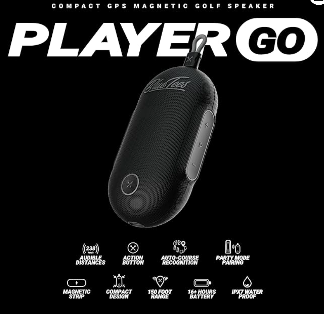 Blue Tees S3 Players Pack Golf Rangefinder Bundle