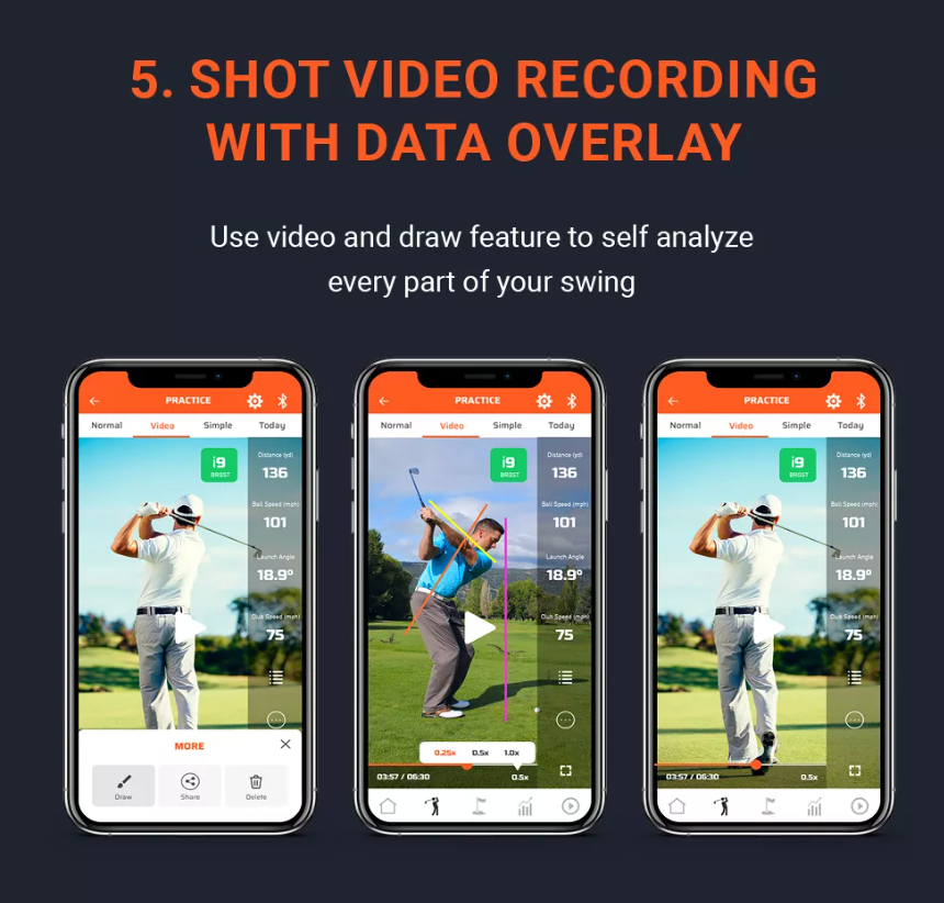 Voice Caddie SC300i Portable Swing Caddie