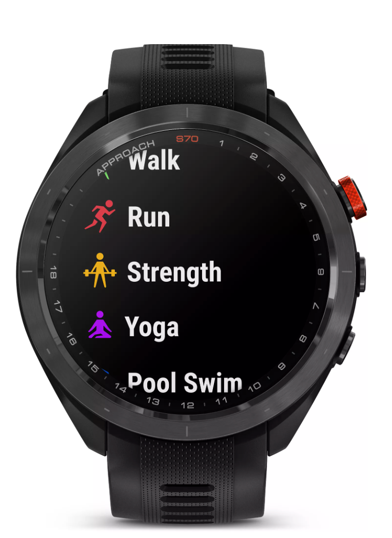 Garmin Approach S70 Golf GPS Watch - Black