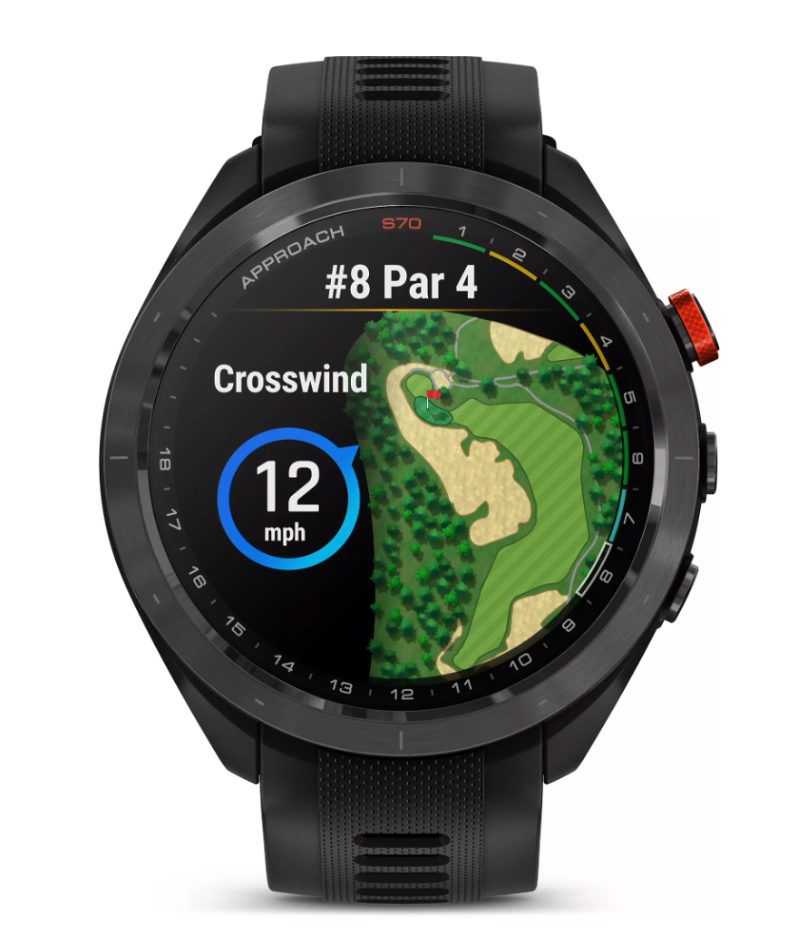 Garmin Approach S70 Golf GPS Watch - Black