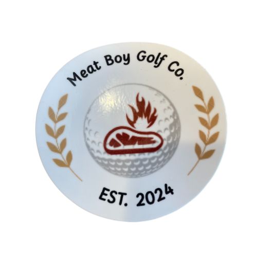 Meat Boy Golf Sticker