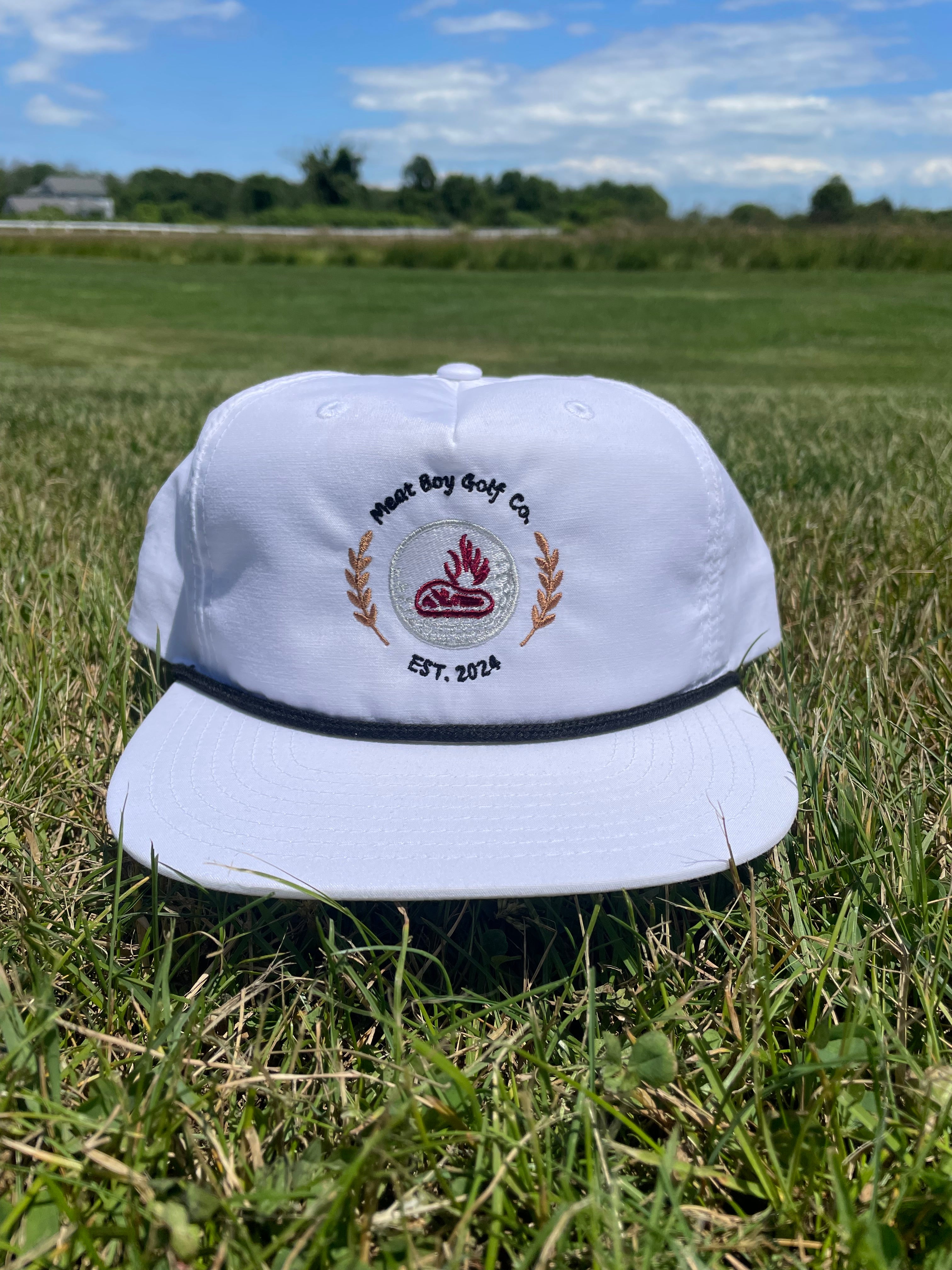 Meat Boy Golf Richardson Hat White