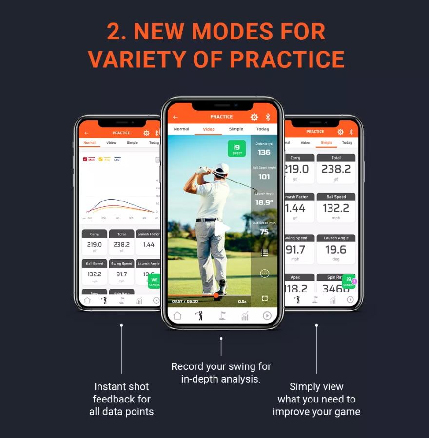 Voice Caddie SC300i Portable Swing Caddie